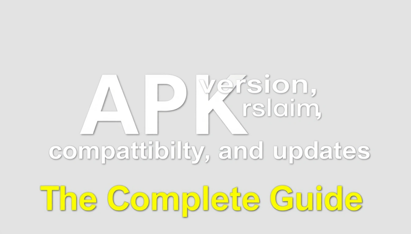 APK version, compatibility, and updates — The Complete Guide