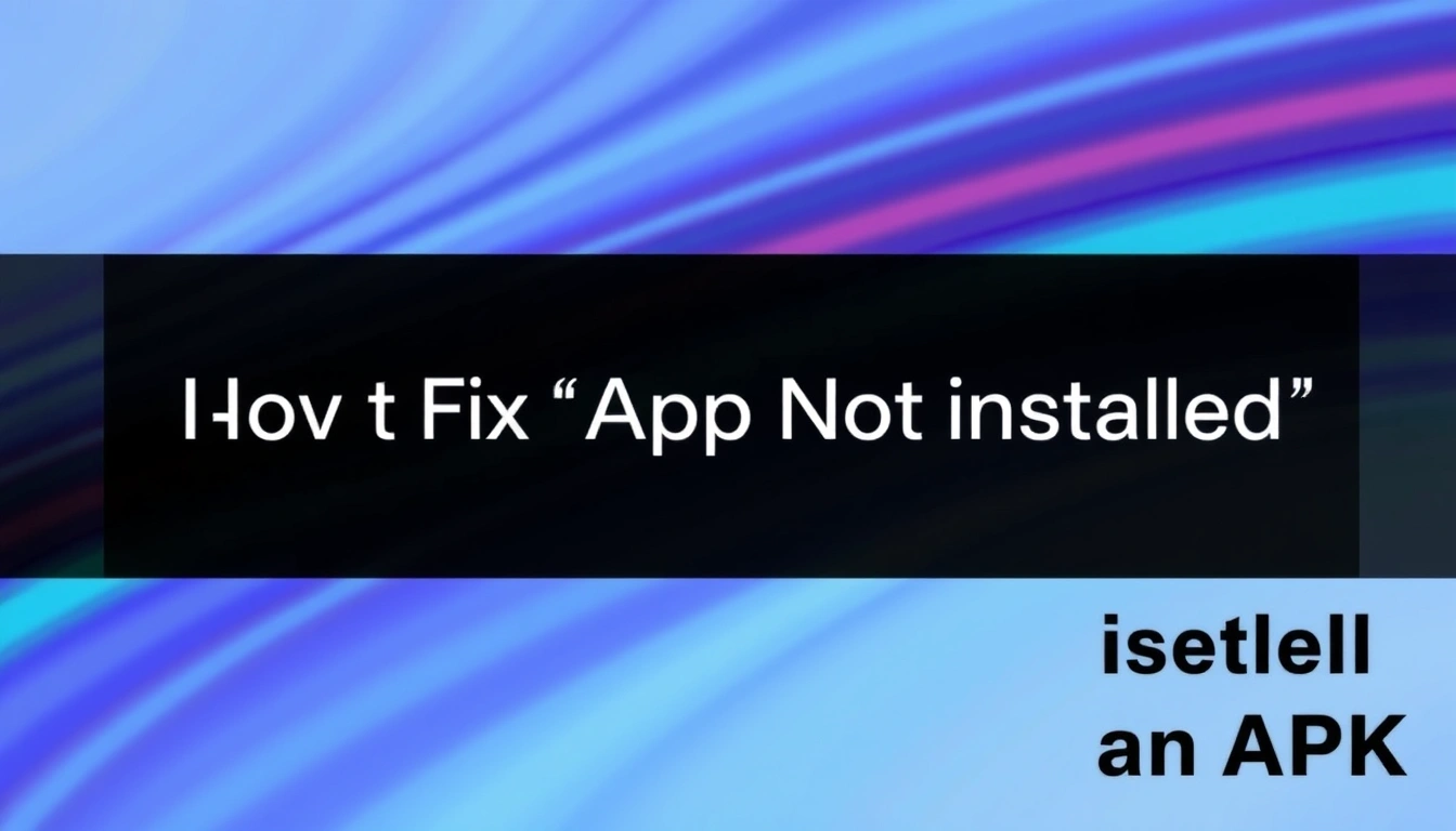How to Fix 'App Not Installed' When Installing an APK How to Fix 'App Not Installed' When Installing an APK