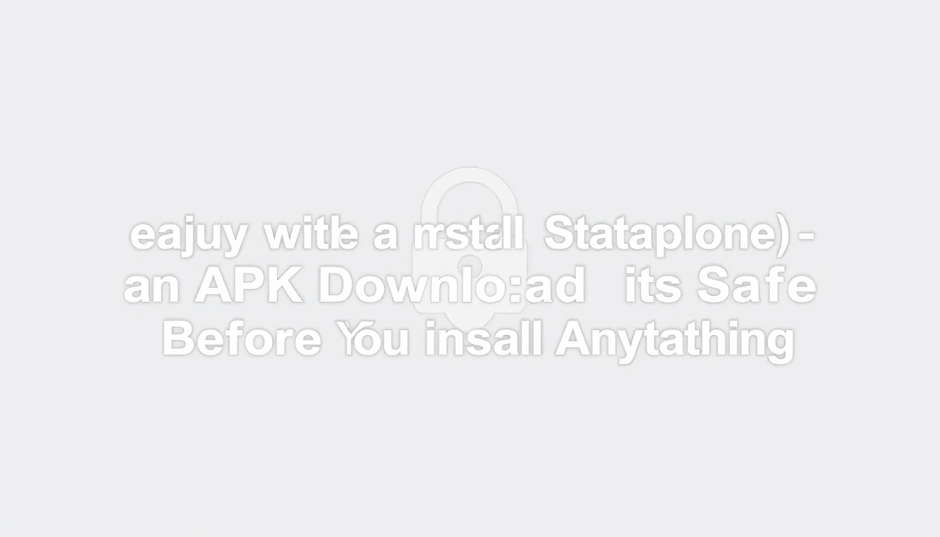 How to Tell if an APK Download Site Is Safe Before You Install Anything